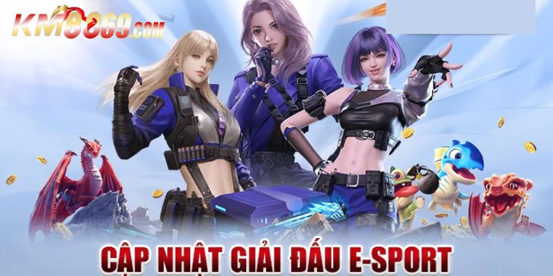 Điểm danh các môn thể thao nổi bật tại sảnh E-sports KM88